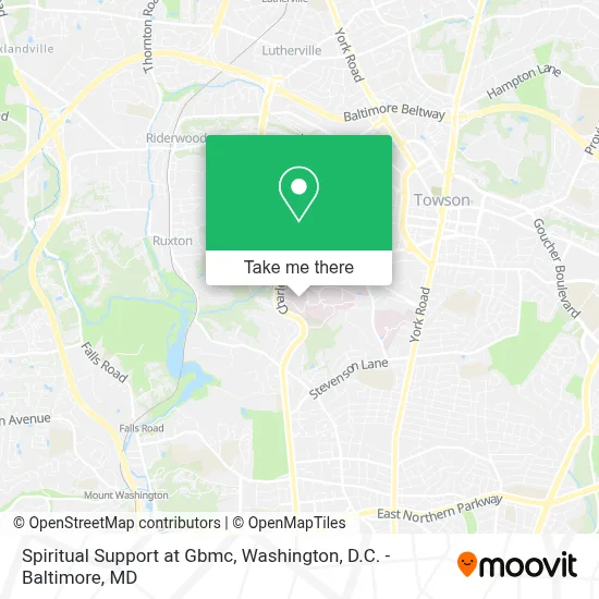 Spiritual Support at Gbmc map