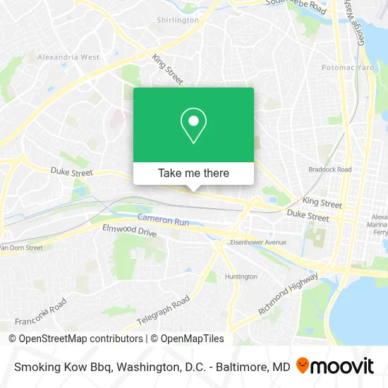 Smoking Kow Bbq map