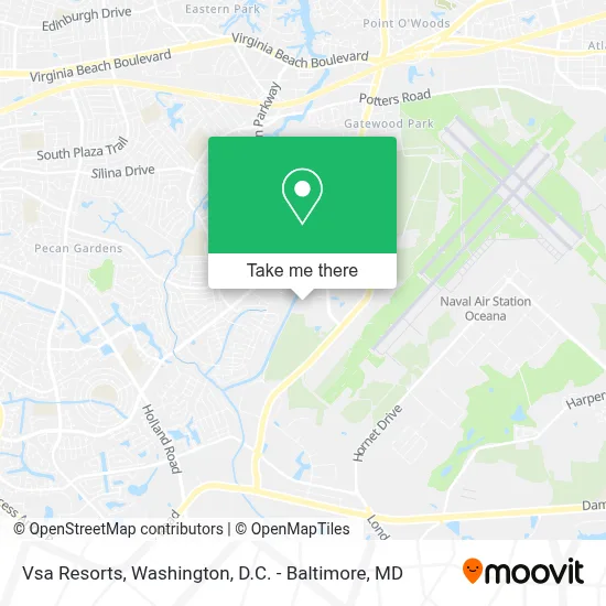 Vsa Resorts map