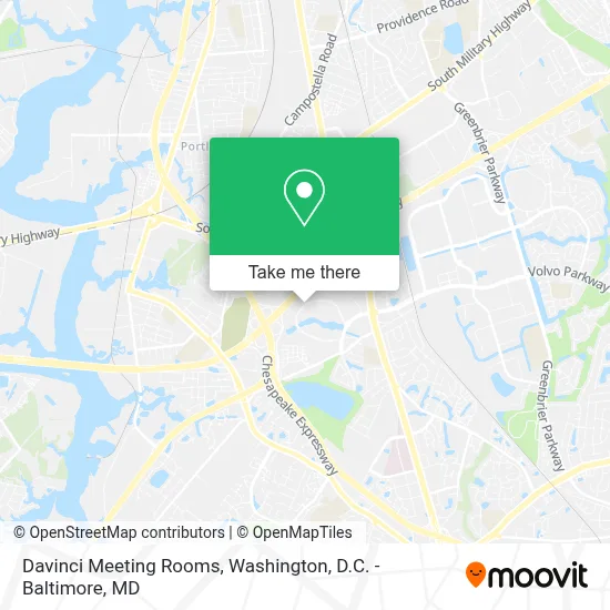 Davinci Meeting Rooms map