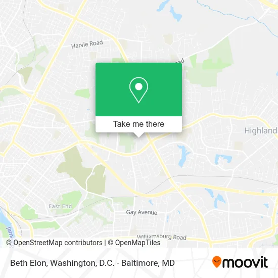 Beth Elon map