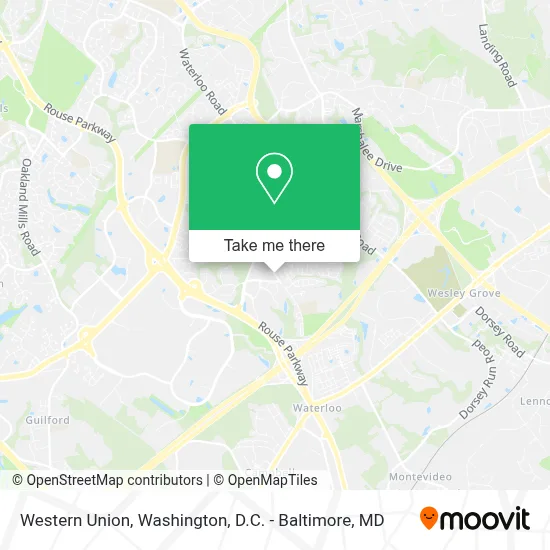 Western Union map