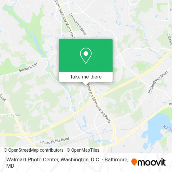 Walmart Photo Center map