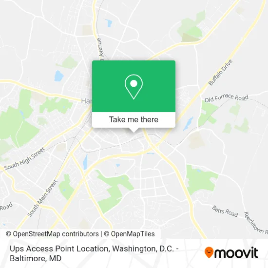 Ups Access Point Location map
