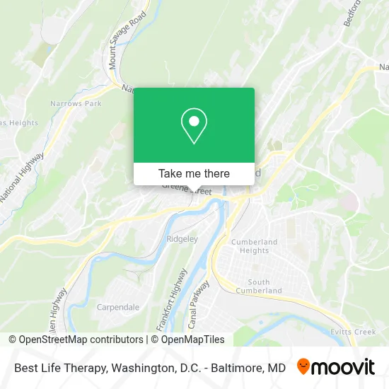 Best Life Therapy map
