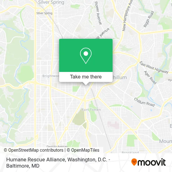 Humane Rescue Alliance map