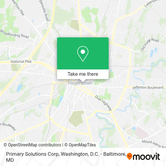 Primary Solutions Corp map