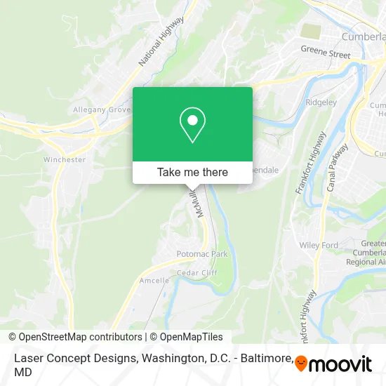Laser Concept Designs map