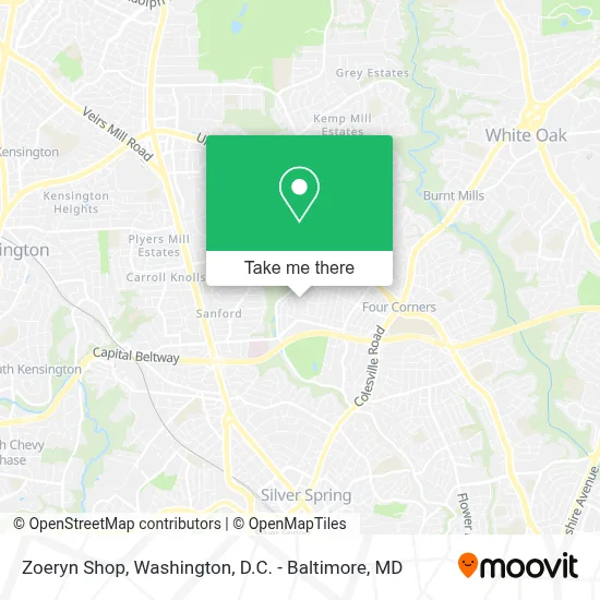 Zoeryn Shop map
