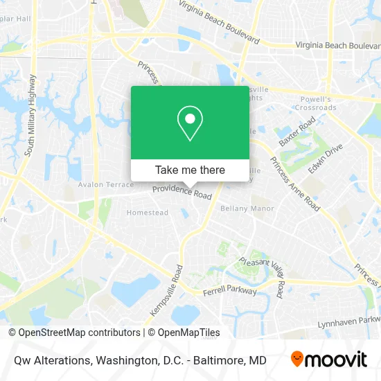 Qw Alterations map
