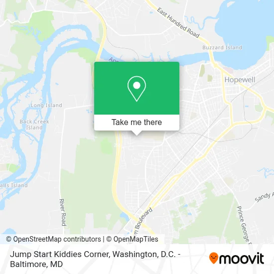 Jump Start Kiddies Corner map