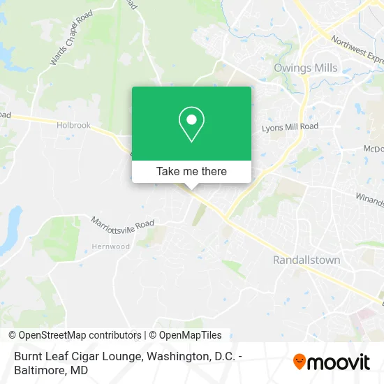 Burnt Leaf Cigar Lounge map