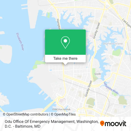 Odu Office Of Emergency Management map