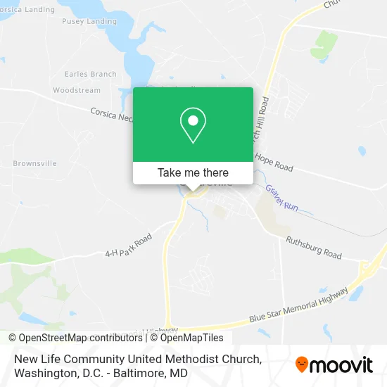 New Life Community United Methodist Church map