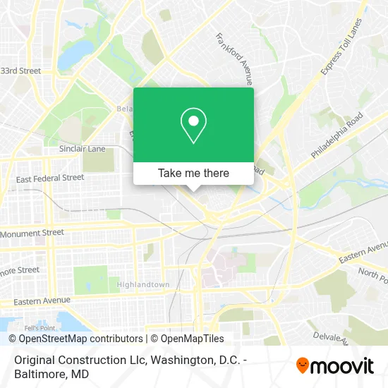 Original Construction Llc map
