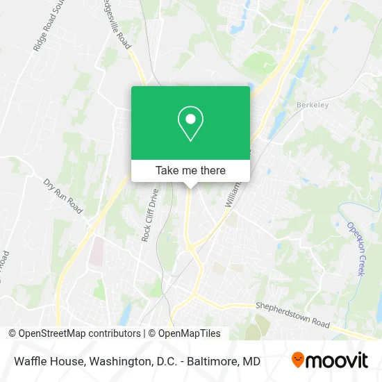 Waffle House map