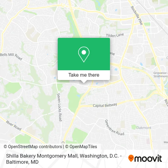 Shilla Bakery Montgomery Mall map