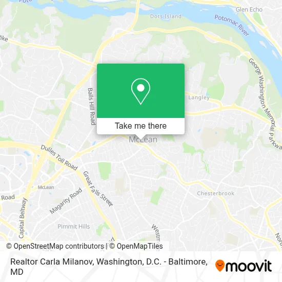 Realtor Carla Milanov map