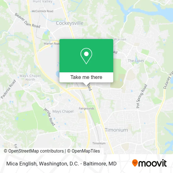 Mica English map