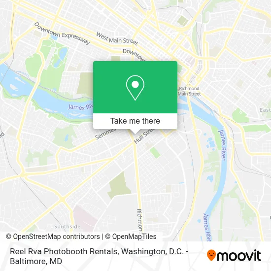 Reel Rva Photobooth Rentals map