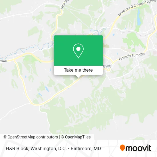H&R Block map
