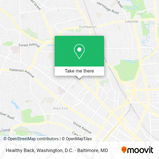 Healthy Back map