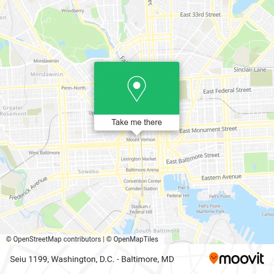 Seiu 1199 map