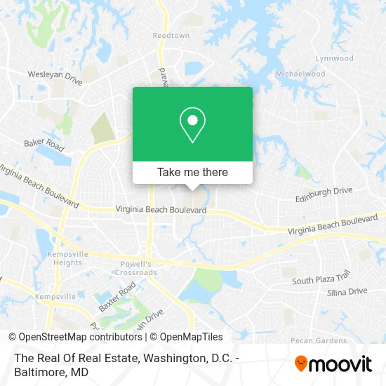 The Real Of Real Estate map