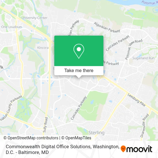 Commonwealth Digital Office Solutions map
