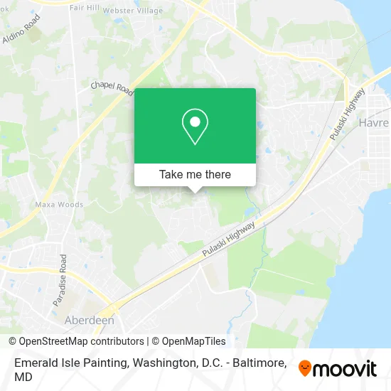 Emerald Isle Painting map