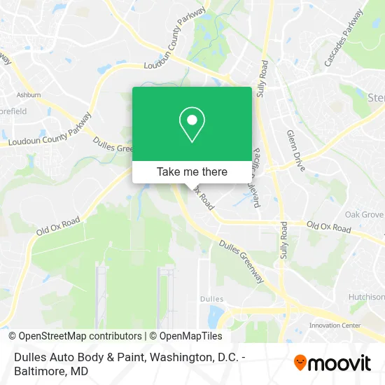 Dulles Auto Body & Paint map