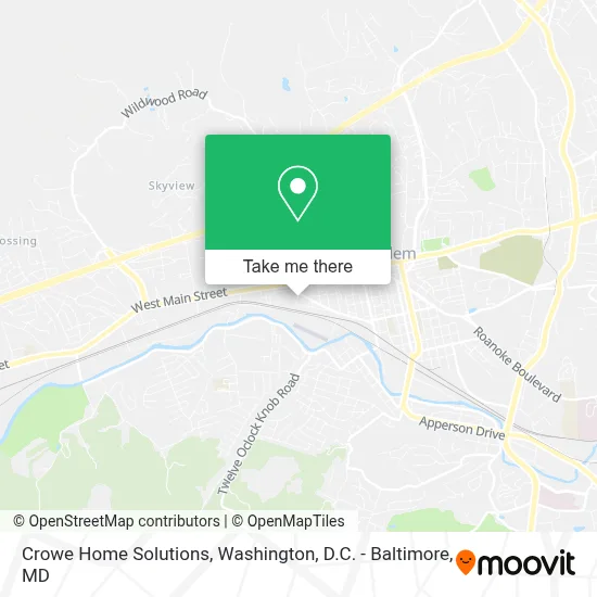 Crowe Home Solutions map