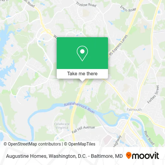 Augustine Homes map