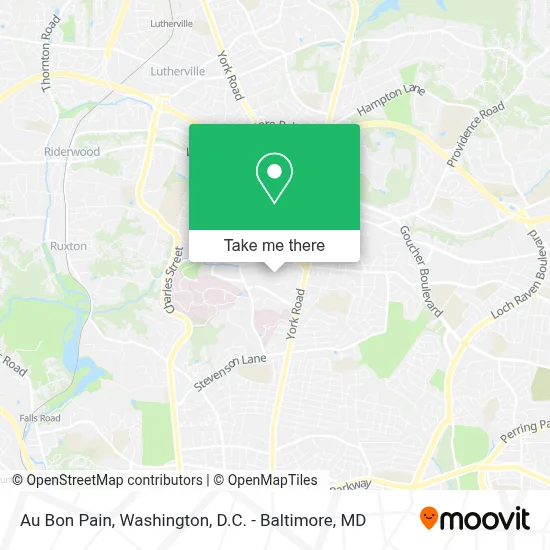 Au Bon Pain map