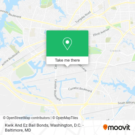 Kwik And Ez Bail Bonds map