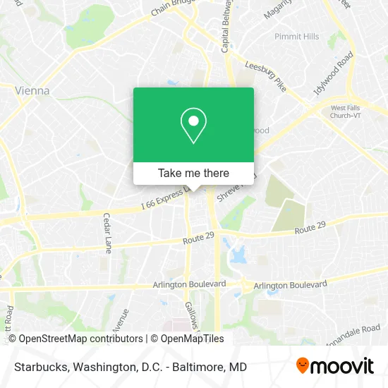 Starbucks map