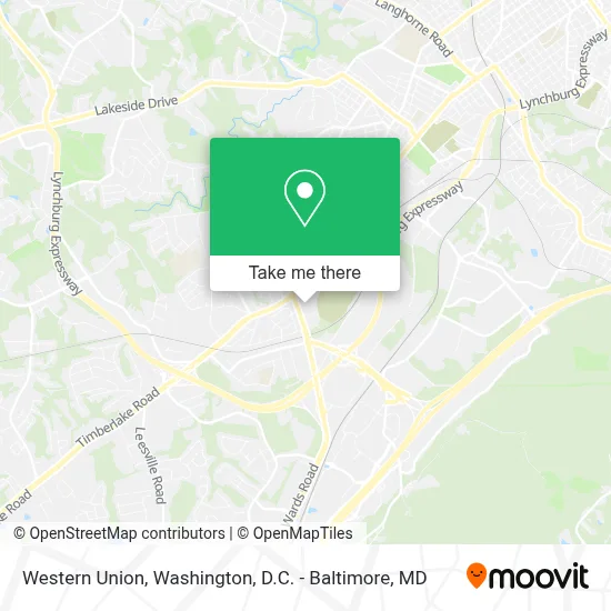 Western Union map