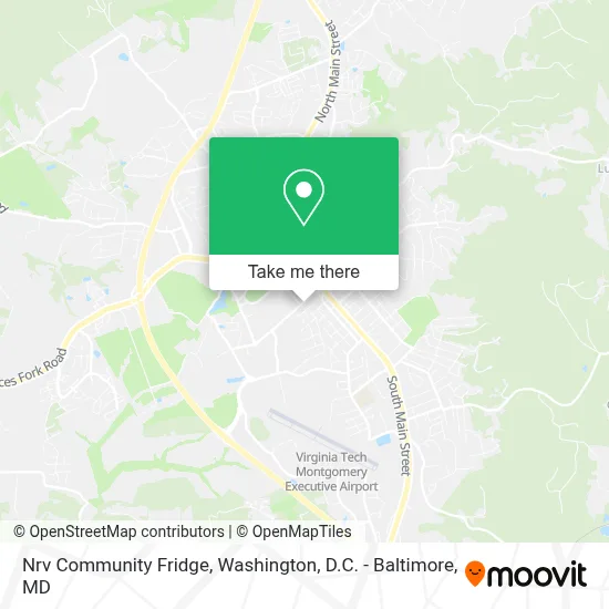 Nrv Community Fridge map