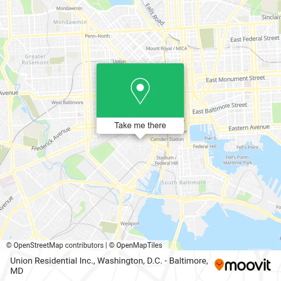Union Residential Inc. map