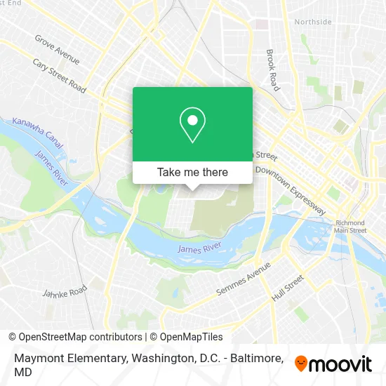 Maymont Elementary map