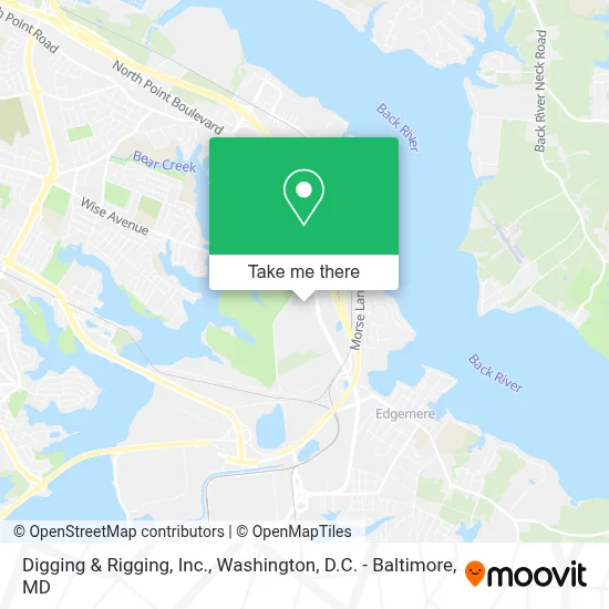 Digging & Rigging, Inc. map