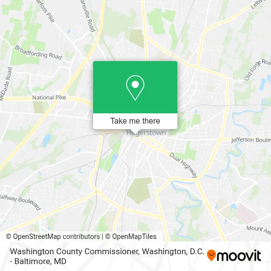 Washington County Commissioner map