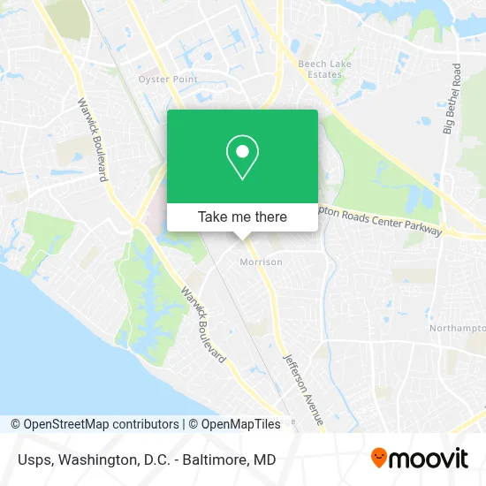 Usps map