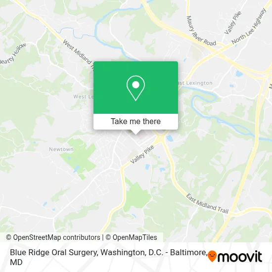 Blue Ridge Oral Surgery map