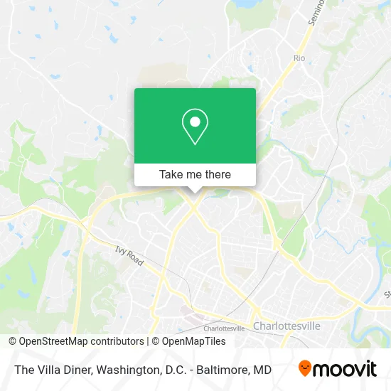 The Villa Diner map
