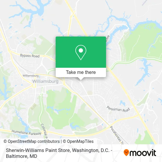 Sherwin-Williams Paint Store map