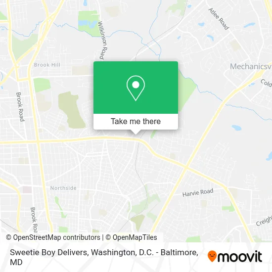 Sweetie Boy Delivers map