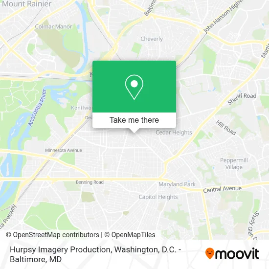 Hurpsy Imagery Production map