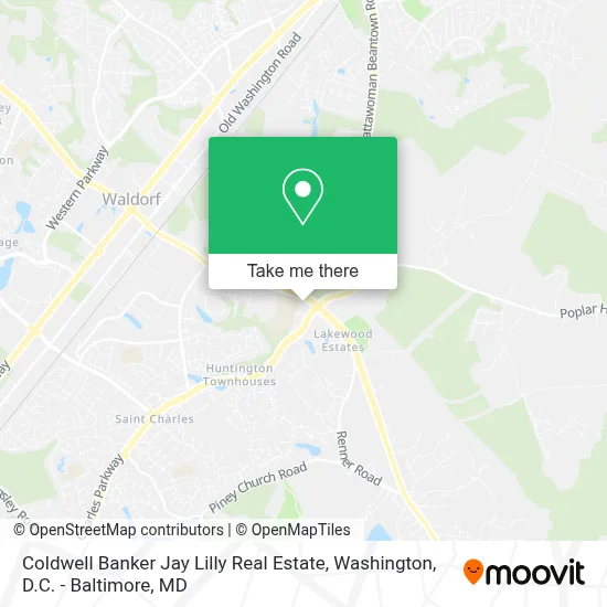 Coldwell Banker Jay Lilly Real Estate map