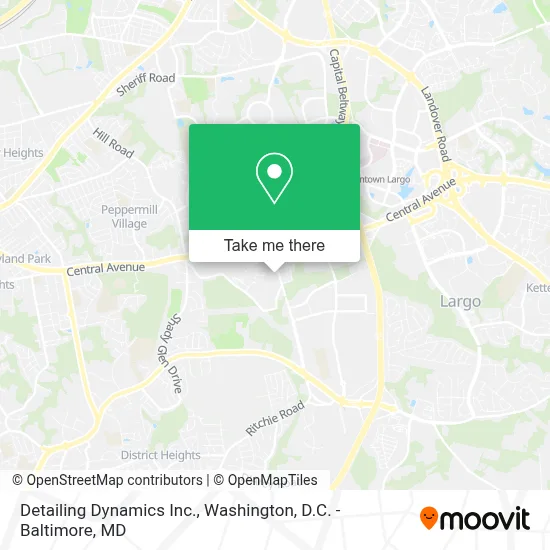 Detailing Dynamics Inc. map
